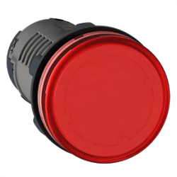 Voyant rouge indicateur lumineux 220v miniature diamètre de perçage 7mm  corps en plastique 220vca
